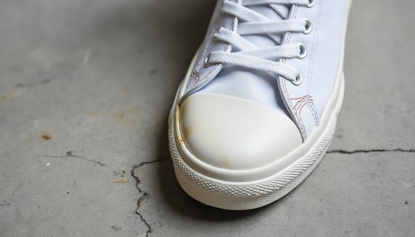 découvrez nos méthodes efficaces pour nettoyer vos chaussures jaunies et leur redonner leur blancheur d'origine facilement.