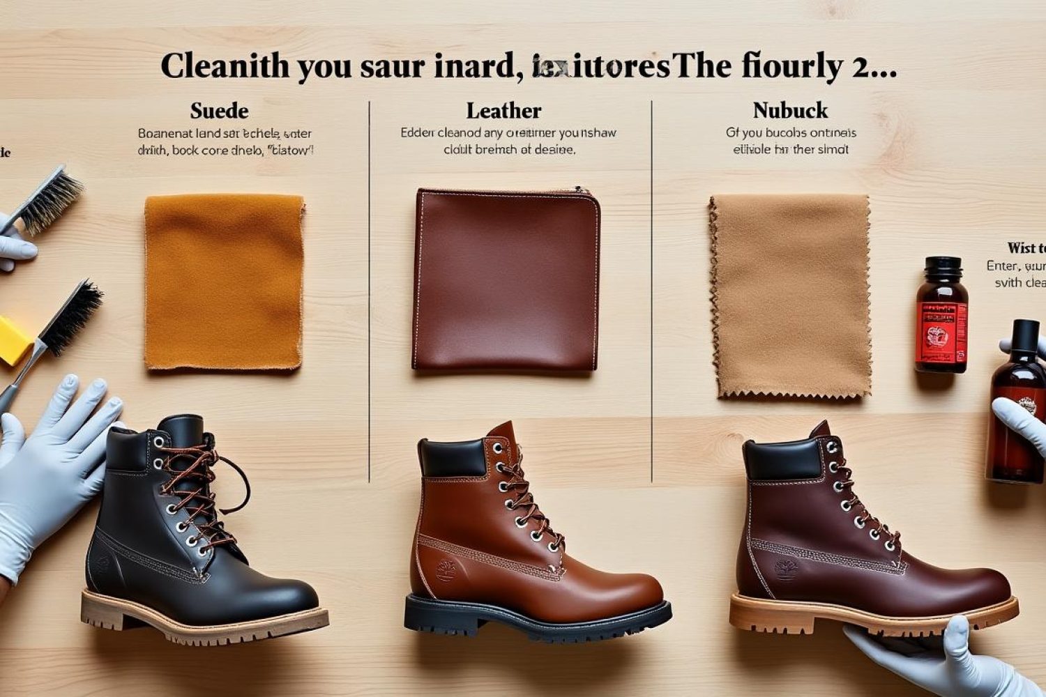 Comment nettoyer des Timberland : astuces efficaces pour le daim, le cuir et le nubuck
