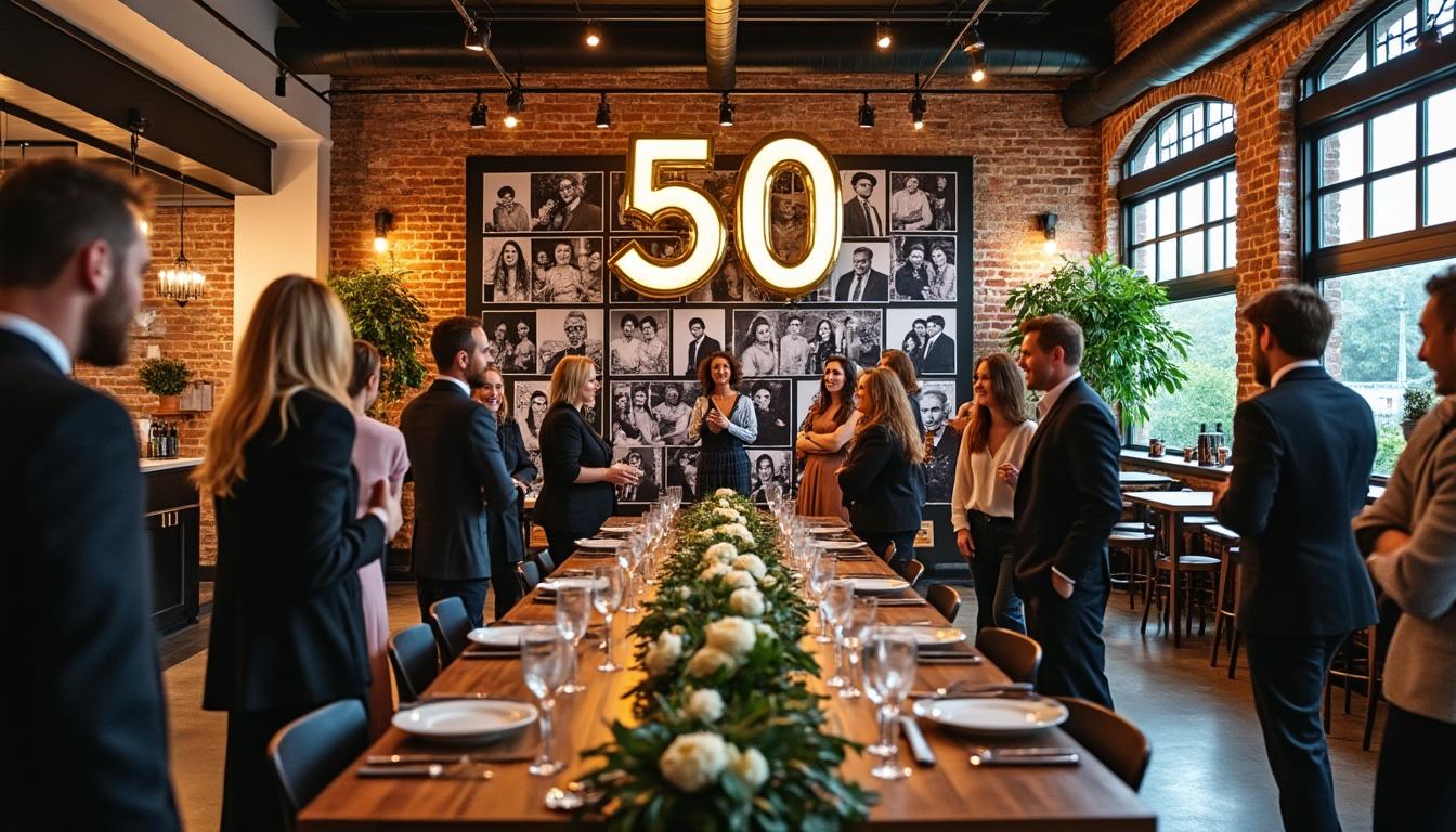 découvrez des idées originales, des textes inspirants et des astuces pratiques pour organiser un anniversaire de 50 ans inoubliable et plein de bonheur.