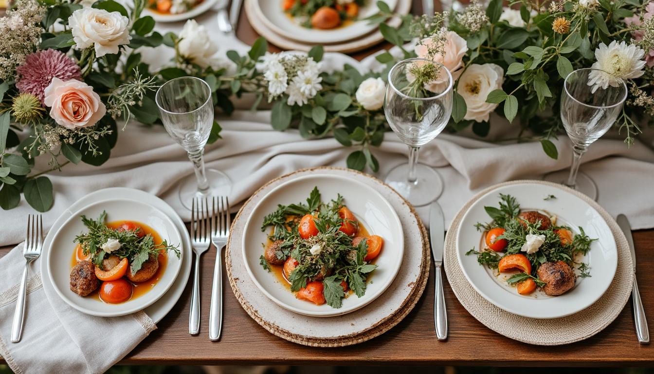 découvrez des idées de menus pour mariage originales, simples et adaptées à tous les styles pour un repas inoubliable qui ravira vos invités.